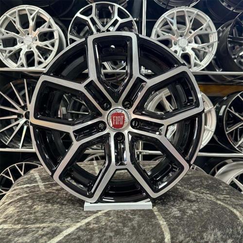 15 İnç 5X98 Egea Doblo Uyumlu Siyah Elmas Kesim Jant Modeli Fiat