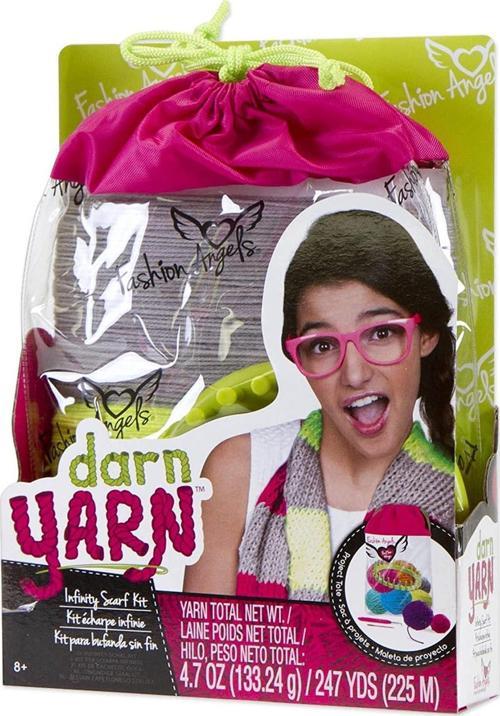 Darn Yarn Fashion Angels Örgü Eğitim Seti Kaşkol Atkı Yapma PC259