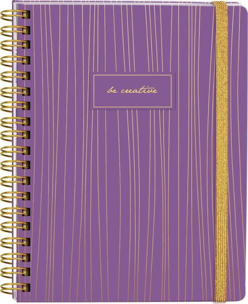 Spiralli Defter Sert Kapak 192 Sayfa 96 Yaprak 17x24 cm 90gr. Kareli