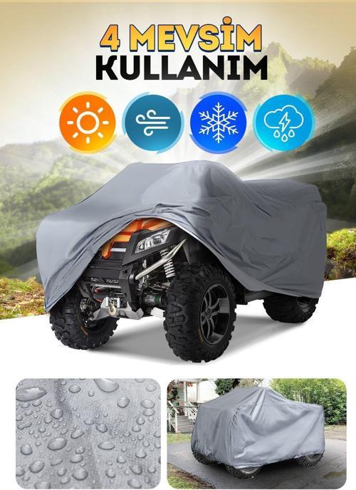 Kanuni ATV 150 S On Road Uyumlu Su Geçirmez ATV Brandası