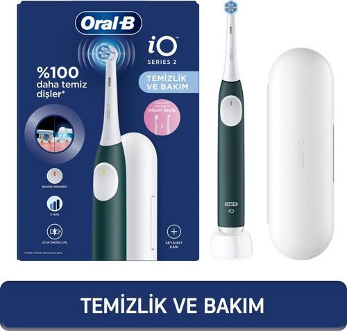 iO 2 Şarjlı Diş Fırçası - Yeşil, Seyahat Kabı ile