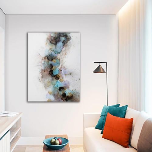 Bambola Yağlı Boya Dokulu Tablo 75X100 Çerçevesiz