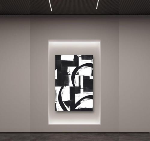 Branco Yağlı Boya Dokulu Tablo 100X150 Çerçevesiz