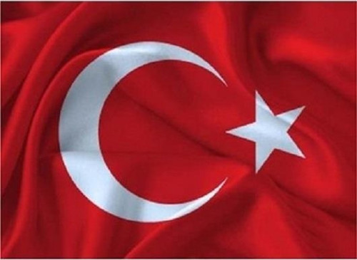 Türk Bayrağı Saten Çift Katlı 70X105Cm