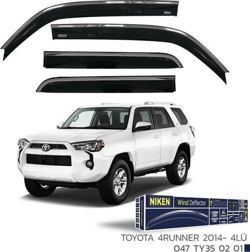 Niken Toyota 4Runner 2014- Kromlu Cam Rüzgarlığı 4 LÜ
