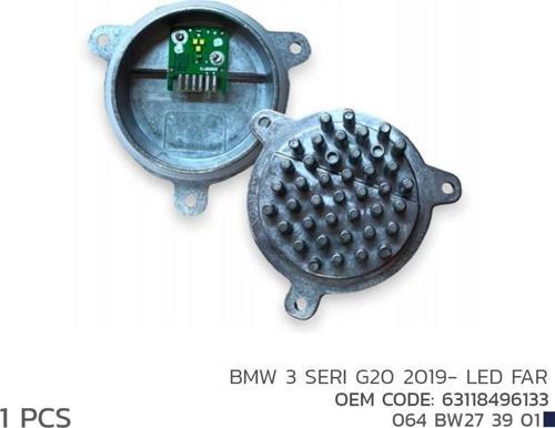 Bmw 3 SERI G20 2019- Led Far Modül 63118496133