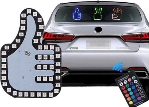 Ok işaretli cam ledi 8x12x12cm RGB 7 renkli adet / LAAM661