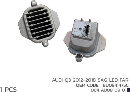 AUDI Q3 2012-2018 SAĞ LED FAR MODÜL 8U0941475C