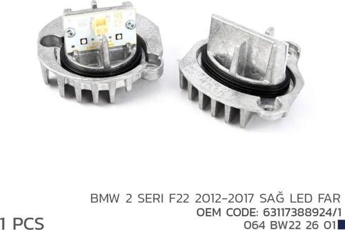 BMW 2 F22 2012-2017 SAĞ LED FAR MODÜL 63117388924/1