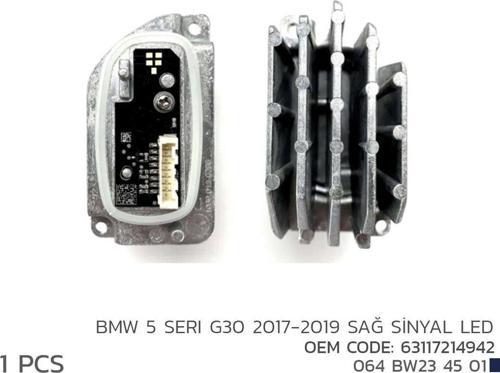 BMW 5 G30 2017-2019 SAĞ SİNYAL LED MODÜL 63117214942