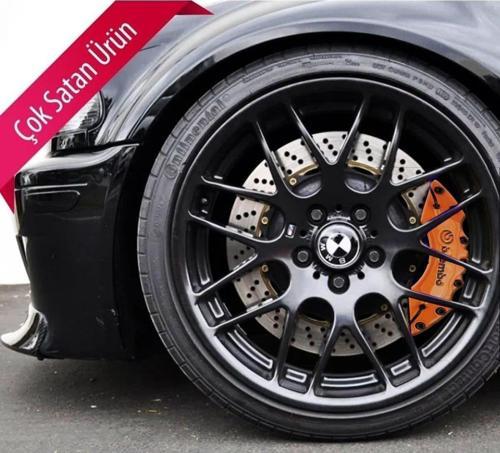 Dacia Solenza Uyumlu Brembo Turuncu Kaliper Kapağı 4 Parça Ön Arka Set