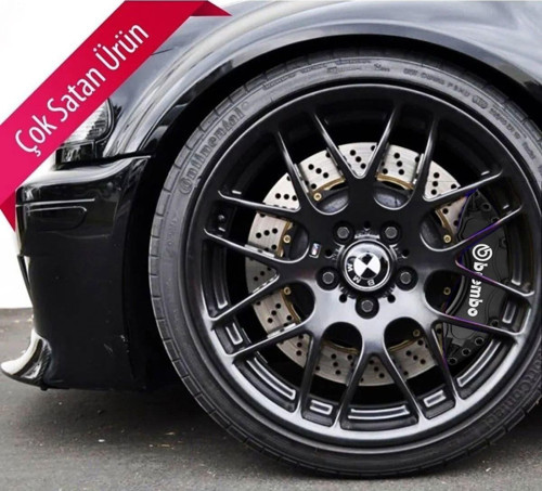 Daewoo Labo Uyumlu Brembo Siyah Kaliper Kapağı 4 Parça Ön Arka Set