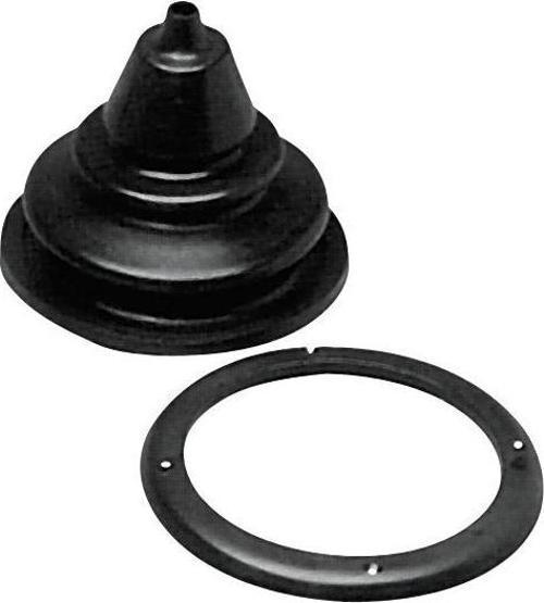 Cable Boot w/Screwed Ring, Ø150mm, cut-out Ø120mm, Black