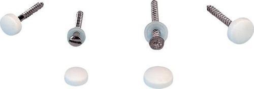 Cap Washer for Screw, Ø3.5mm, Plastic, White