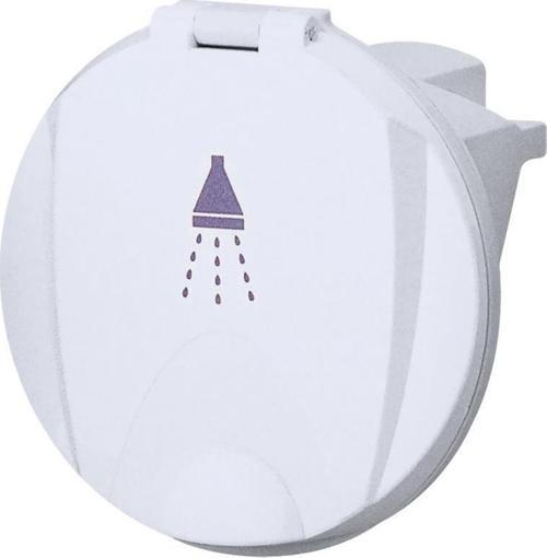Case for Shower Head, Round, w/Lid, Chrome