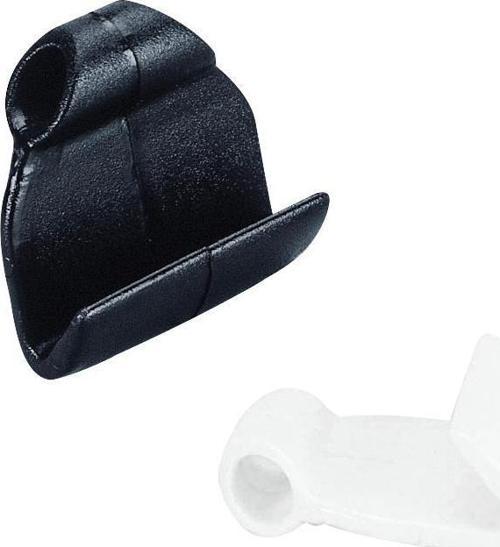 Hook f/Infl. Boat Cover, 40x40mm, Ø6mm Rope, Grey
