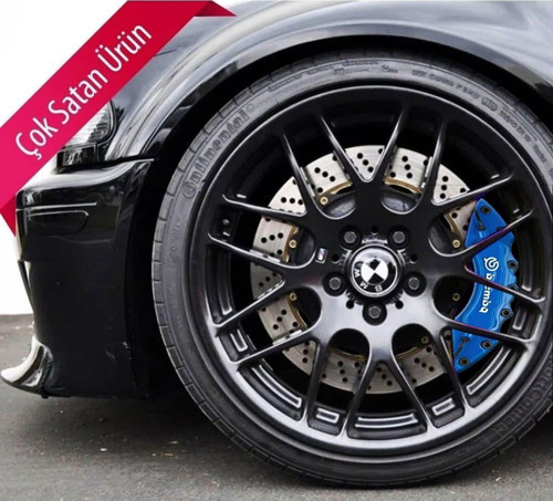 Jeep Compass Uyumlu Brembo Mavi Kaliper Kapağı 4 Parça Ön Arka Set