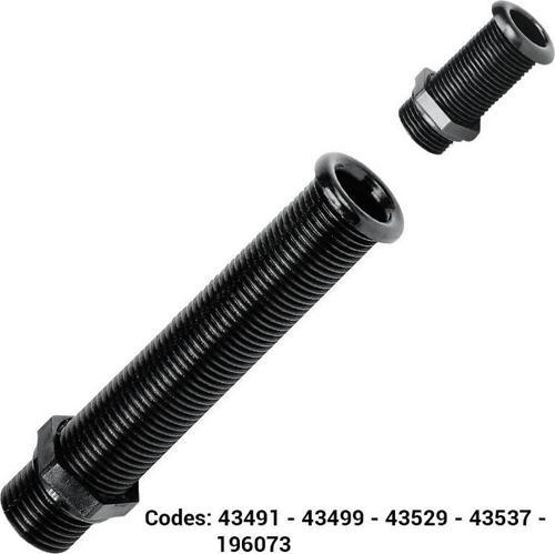 Thru-Hull Stand. Flange, 1",Int.Ø25mm, L62mm, White