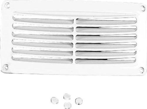 Ventilation Shaft Grilles Cover, 206x106mm, White