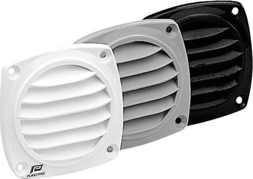 Ventilation Shaft Grilles Cover, 82x82mm, Black
