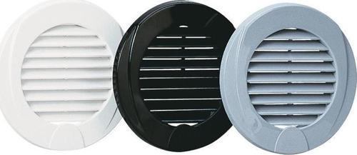 Ventilation Shaft Grilles Cover, Ø76mm, White