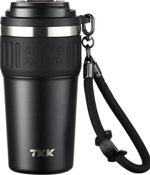 Tkk Çelik Termos Mug 630ML Mat Siyah