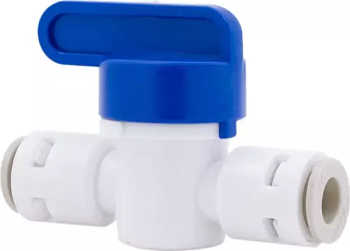 Su Arıtma Cihazı Plastik Ara Vana 1/4’’ Quick - 6mm