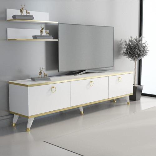 Mobilya I Life Tv Ünitesi Beyaz Altın 150 Cm
