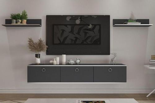 Bella Tv Ünitesi 150 Cm Antrasit-Gümüş