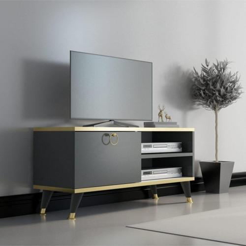 Gold Sweet Tv Ünitesi 90 Cm Antrasit Gold