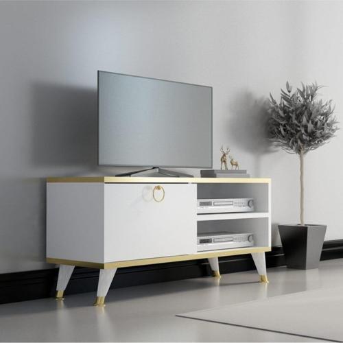 Gold Sweet Tv Ünitesi 90 Cm Beyaz Gold