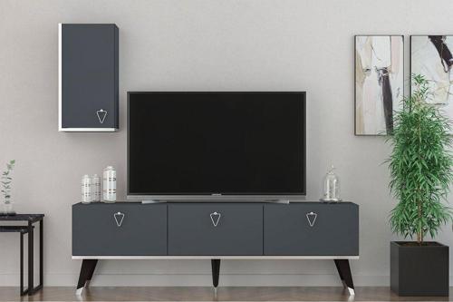Hermes Tv Ünitesi 150 Cm Antrasit-Gümüş