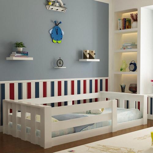 Montessori Karyola - U4 - Beyaz-90X190Cm Yatak Uyumlu