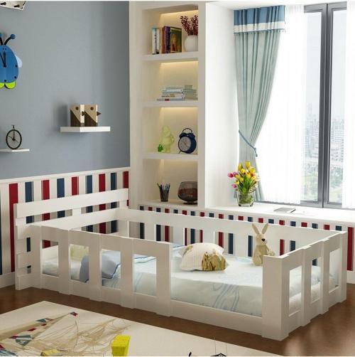 Montessori Karyola - U7 - Beyaz -90X190Cm Yatak Uyumlu