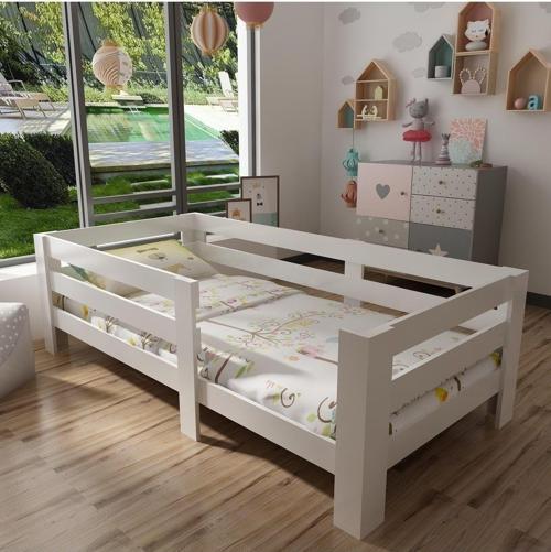 Montessori Karyola - X2009- Beyaz-90X190Cm Yatak Uyumlu