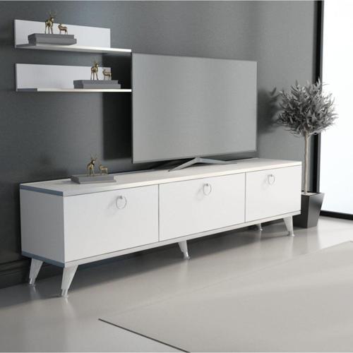 Life Tv Ünitesi Beyaz Gümüş 150 Cm Z1002