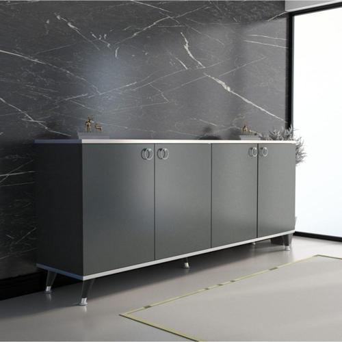 Karen Konsol K2 160 Cm Antrasit Gümüş