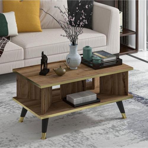 Galipol Orta Sehpa 80 Cm Çırağan - Altın Renk