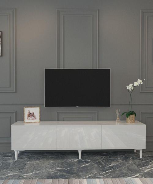 Alegra Tv Ünitesi 150 Cm Parlak Beyaz