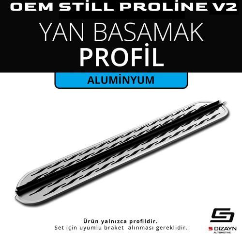 OEM Still Pro V2 Aluminyum Yan Basamak Profil 173 Cm
