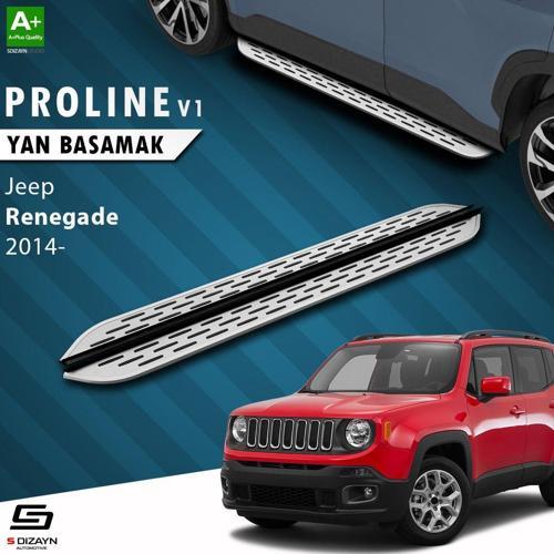 S-Dizayn Jeep Renegade OEM Still Pro V1 Aluminyum Yan Basamak 173 Cm 2014 Üzeri