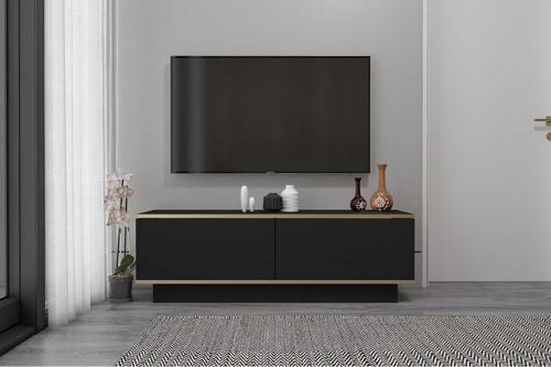 Ares Tv Ünitesi 135 Cm Siyah-Altın