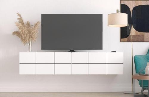 Dolyes Tv Ünitesi 120 Cm Parlak Beyaz