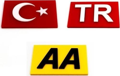 Pleksi 3d Panjur Arma Yapışkanlı - Aa - Tr - Türk Bayrağı