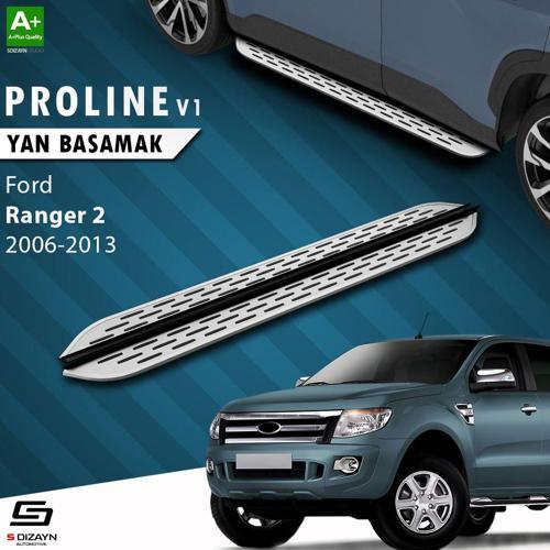 S-Dizayn Ford Ranger 2 OEM Still Pro V1 Aluminyum Yan Basamak 193 Cm 2006-2013