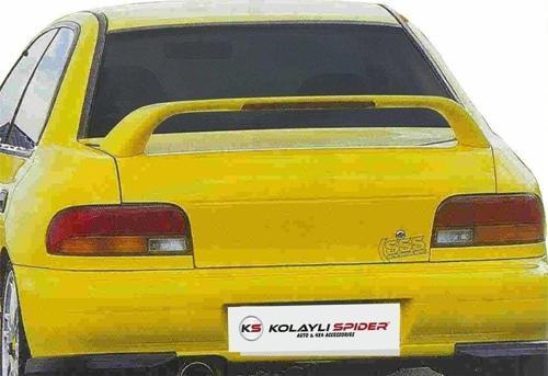 Subaru İmpreza GC8F-8G Spoiler Bagaj Yüksek (Eski Md)(ışıklı) Fiber