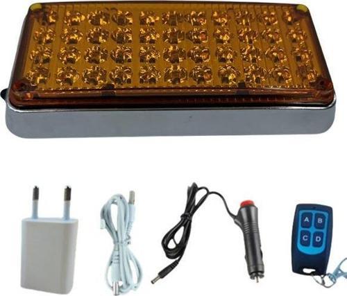 Tepe çakar lamba 44led amber kumandalı / LAPA119-1