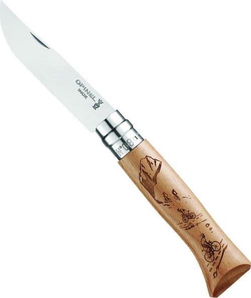 Inox No 8 Alpine Bisiklet Desenli Paslanmaz Çelik Çakı