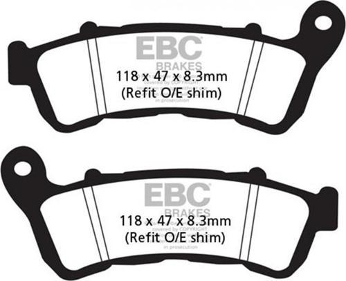 Fren Balatası Carbon Sfac388 2012-2014 Honda Nc 700 Dc Integra Uyumlu Ön Fren Balatası