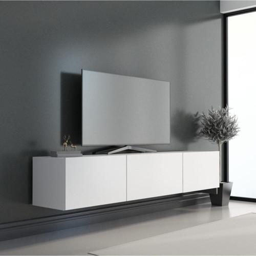 Bullet Tv Ünitesi Parlak Beyaz 150 Cm